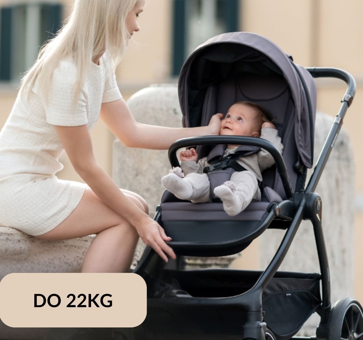 Kikka boo kolica za bebe do 22kg Modena set 3u1 jpg13