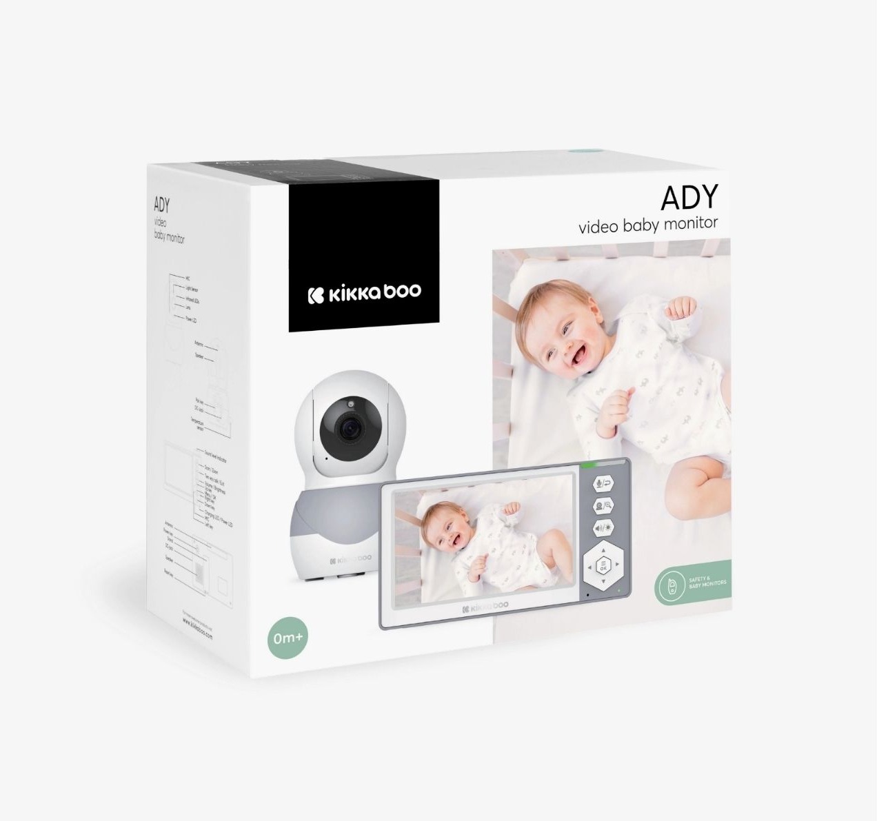 Kikka Boo Ady digitalni video bebi alarm