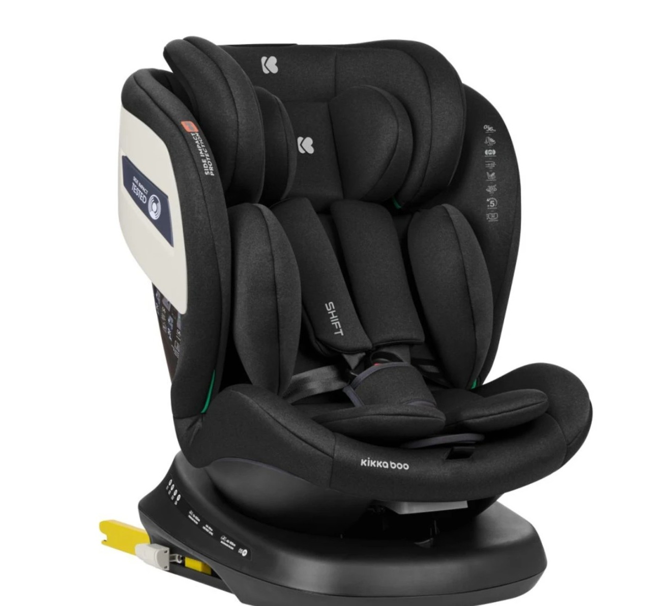 Kikka Boo Shift auto sedište za decu 0-36kg Black