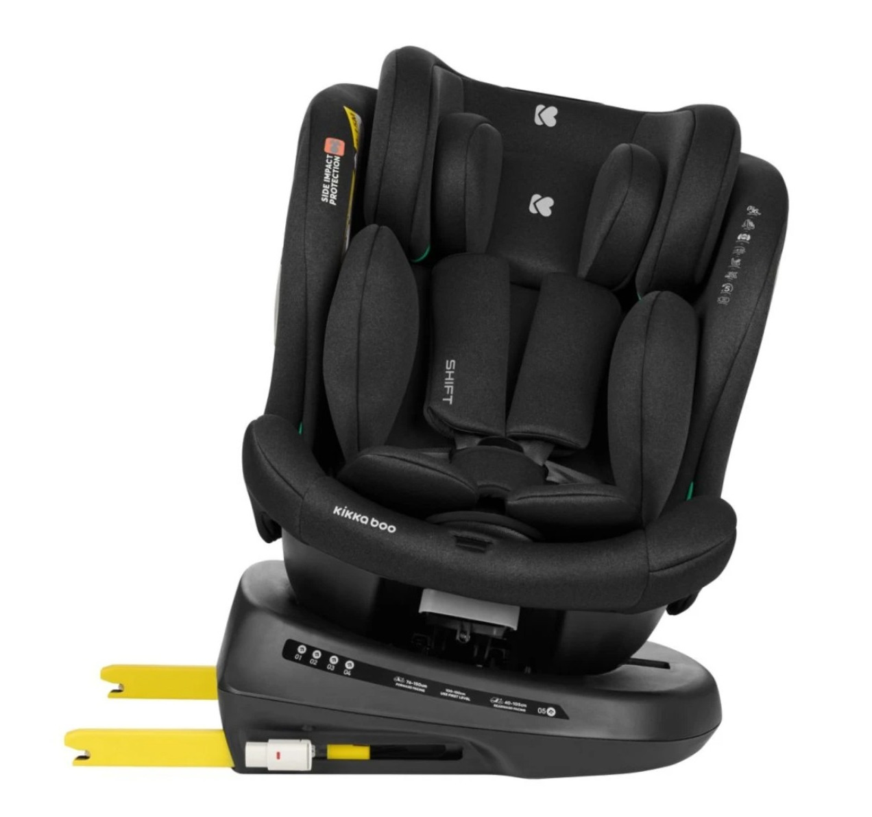 auto sedište za bebe black kikka boo Happy kids jpg3