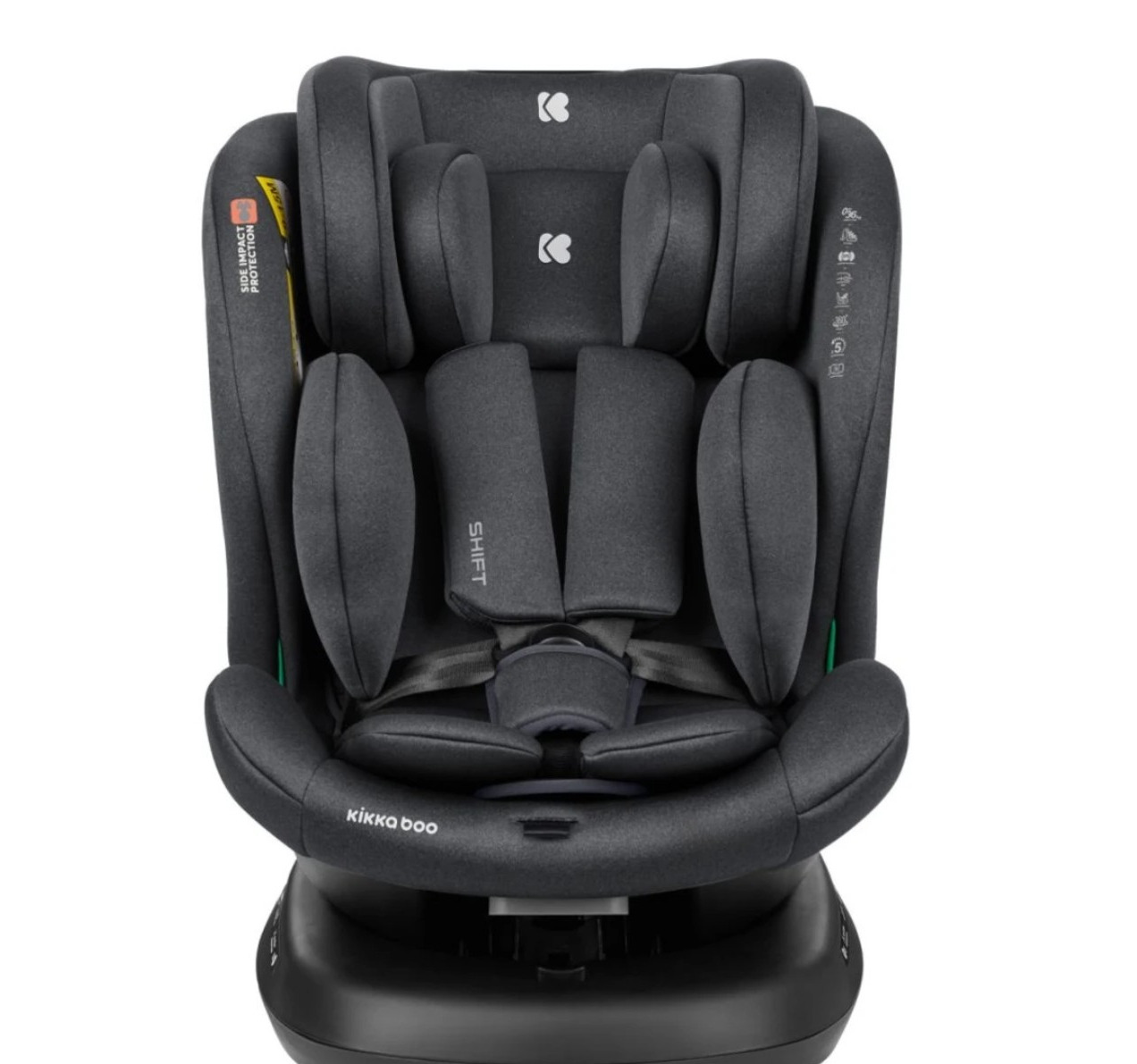 auto sedište za bebe dark grey kikka boo Happy kids jpg2