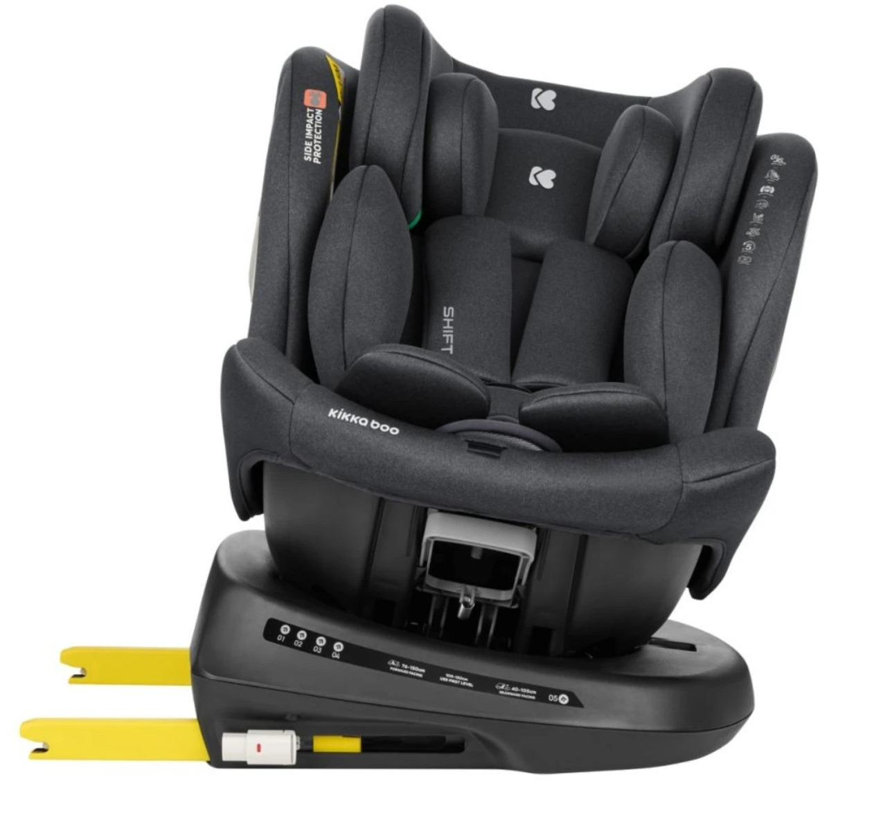 auto sedište za bebe dark grey kikka boo Happy kids jpg3
