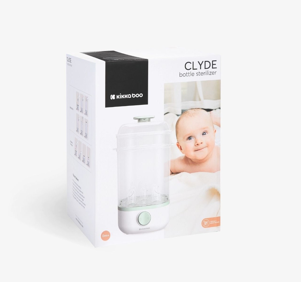 Kikka Boo Clyde sterilizator za flačice Mint