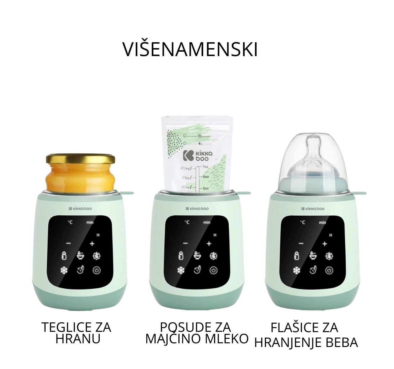 Kikka Boo Caldo grejač za flašice sa sterilizatorom 4u1
