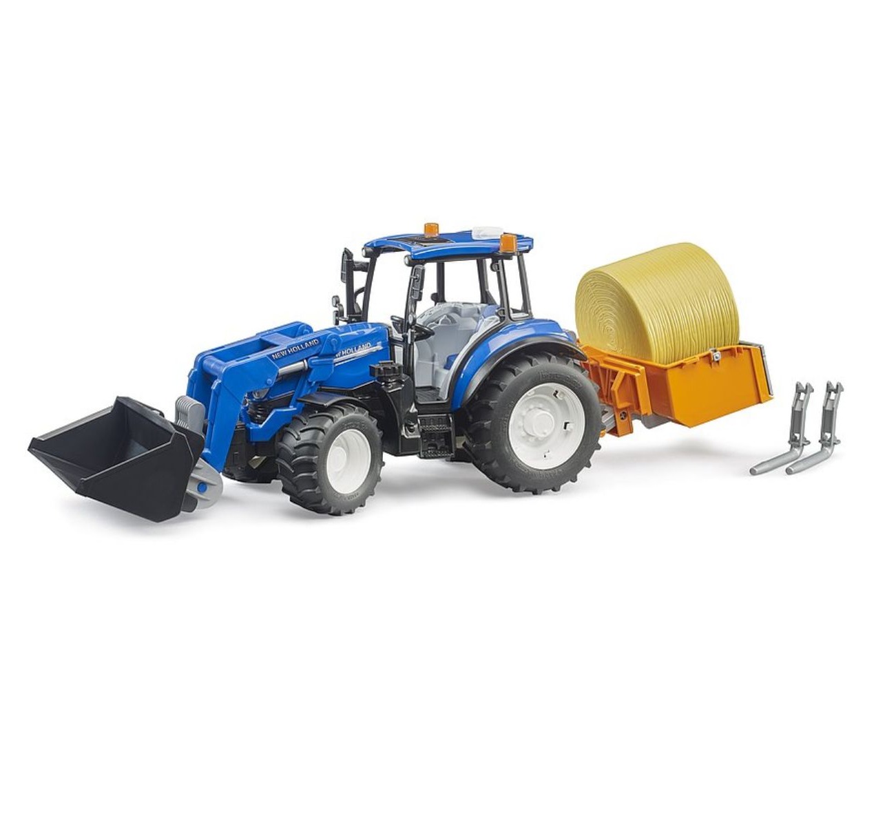 Bruder igracka za decu traktor New Holand sa utovarivacem i kiperom jpg1 Happy kids