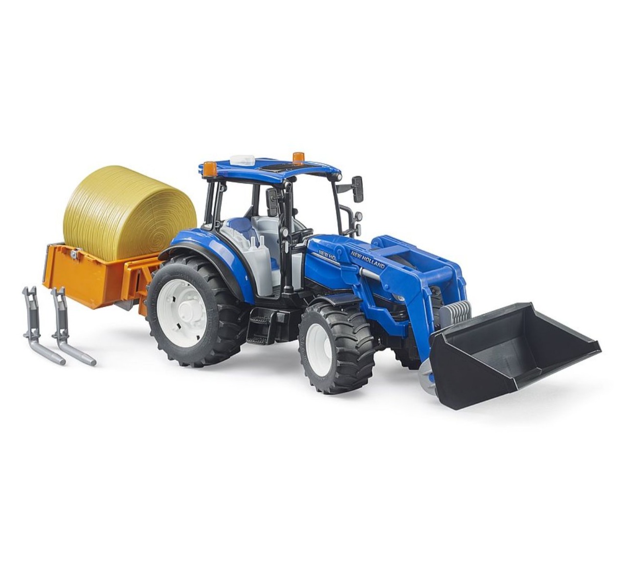 Bruder igracka traktor New Holand sa prednjim utovarivacem jpg2 Happy kids