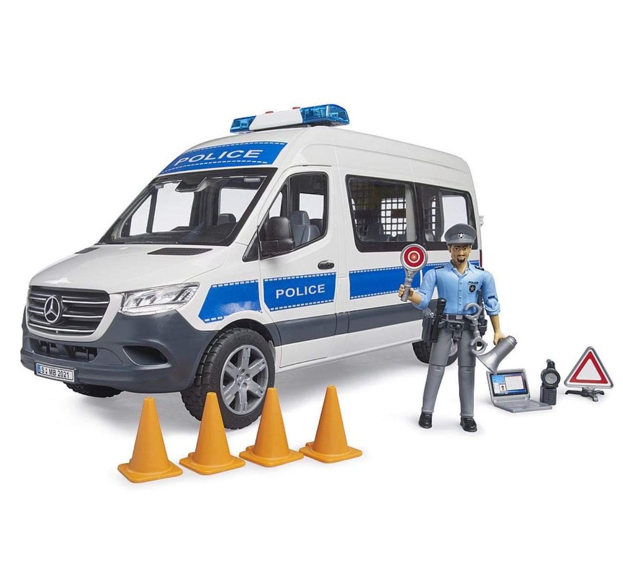 Bruder igracka policijski kombi Sprinter MB sa figurom jpg4 Happy kids