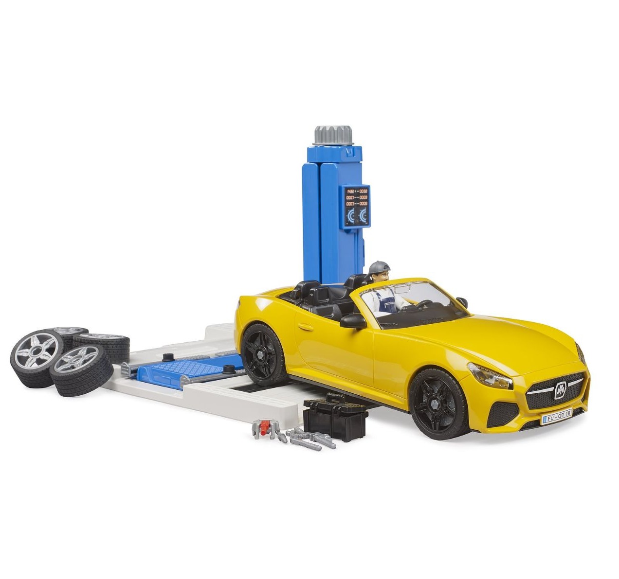 Bruder auto servis sa dizalicom i autom jpg3 Happy kids