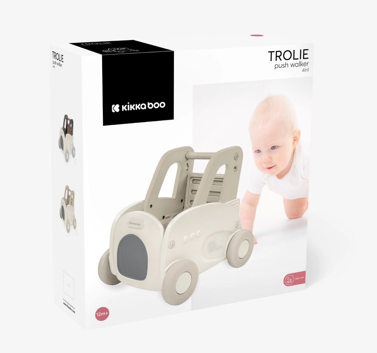 Kikka Boo Trolie guralica-hodalica za bebe 4u1 Beige
