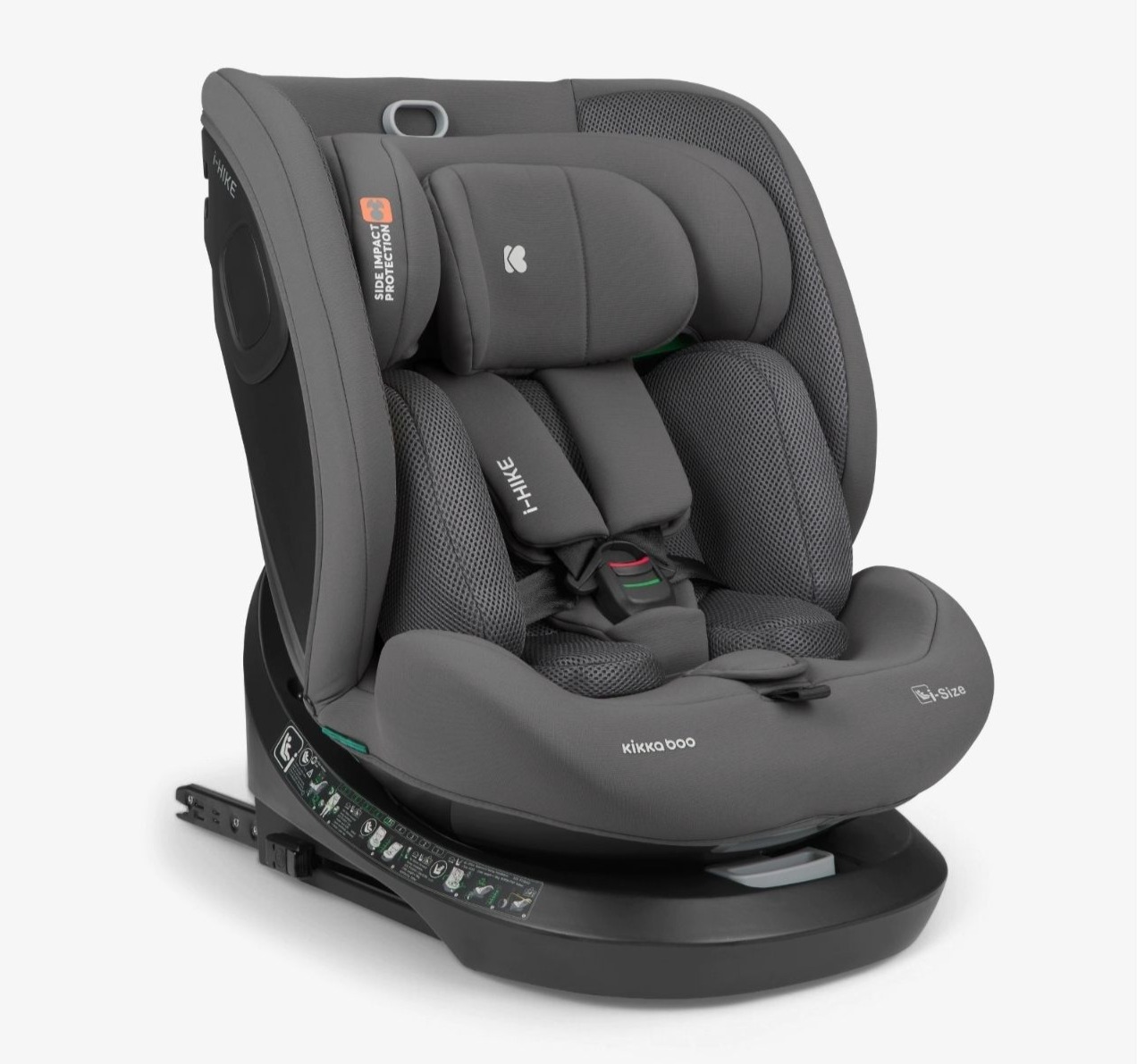 Kikka Bo i-Hike Premium i-Size Isofix auto sedište za bebe 40-150cm Dark Grey