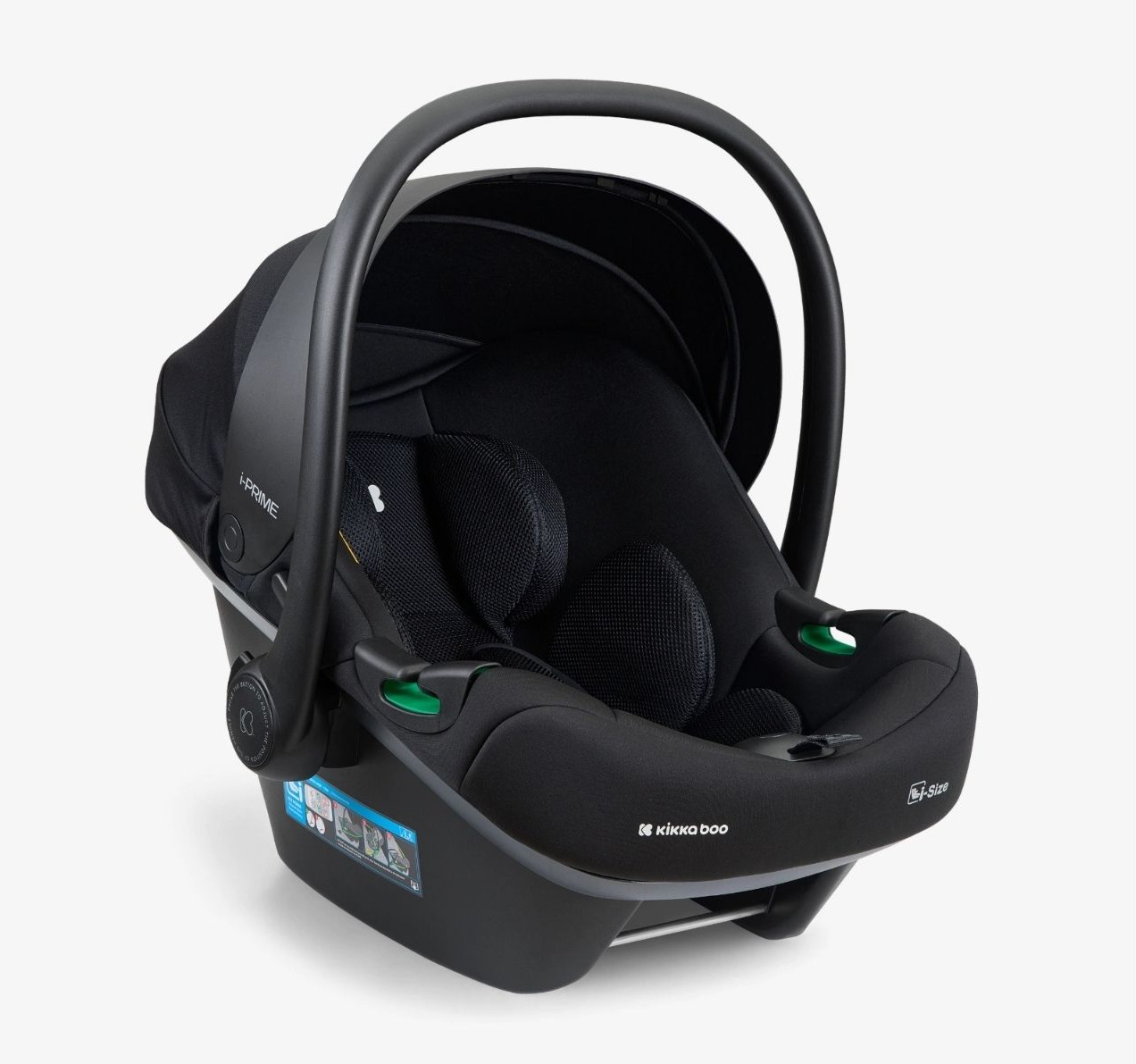 Kikka Boo i-Prime i-Size auto sediste za bebe od 40 do 87cm crno Happy kids