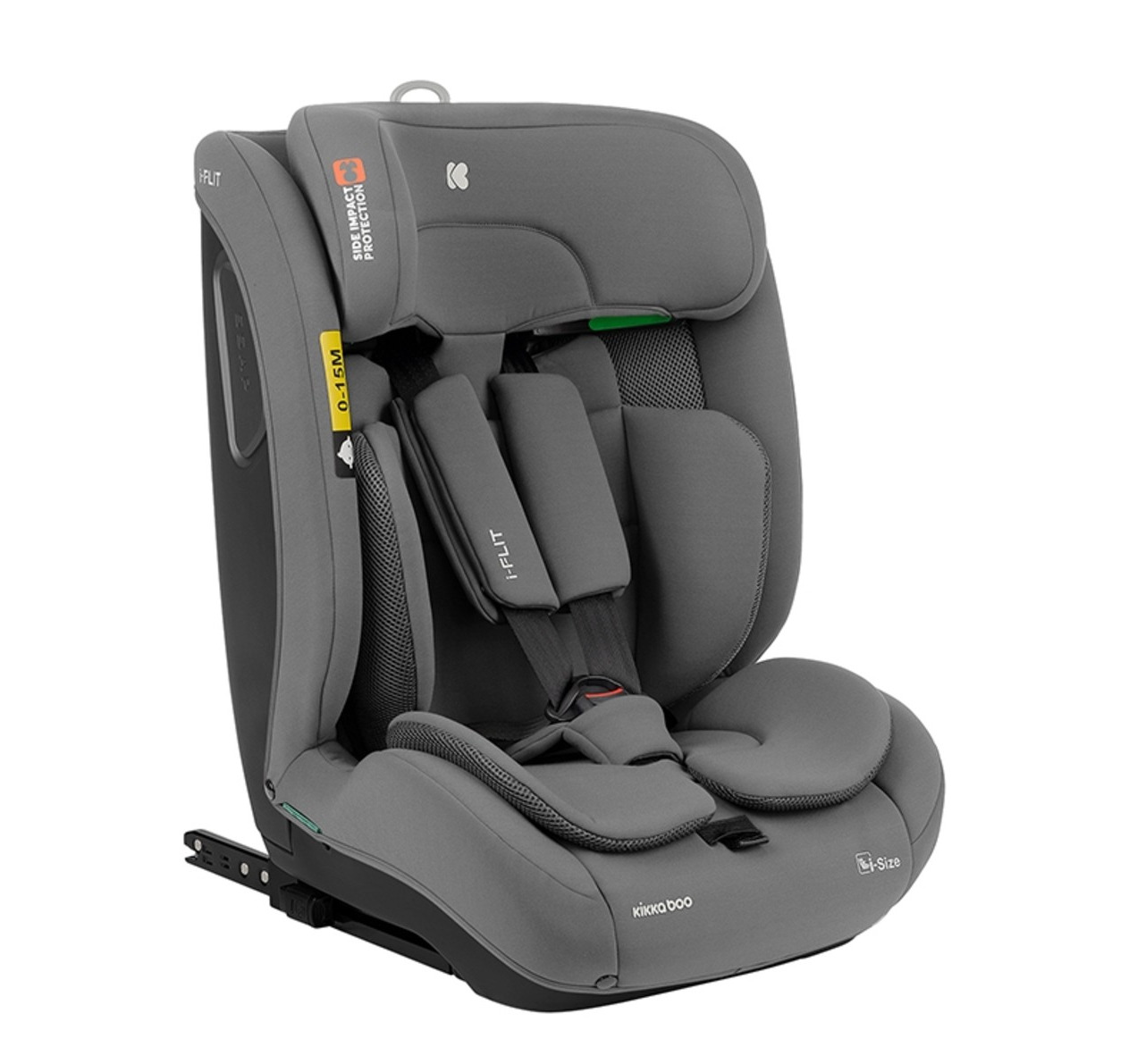Kikka Boo i-Flit Isofix i-Size auto sedište za decu 76-150cm Light Grey