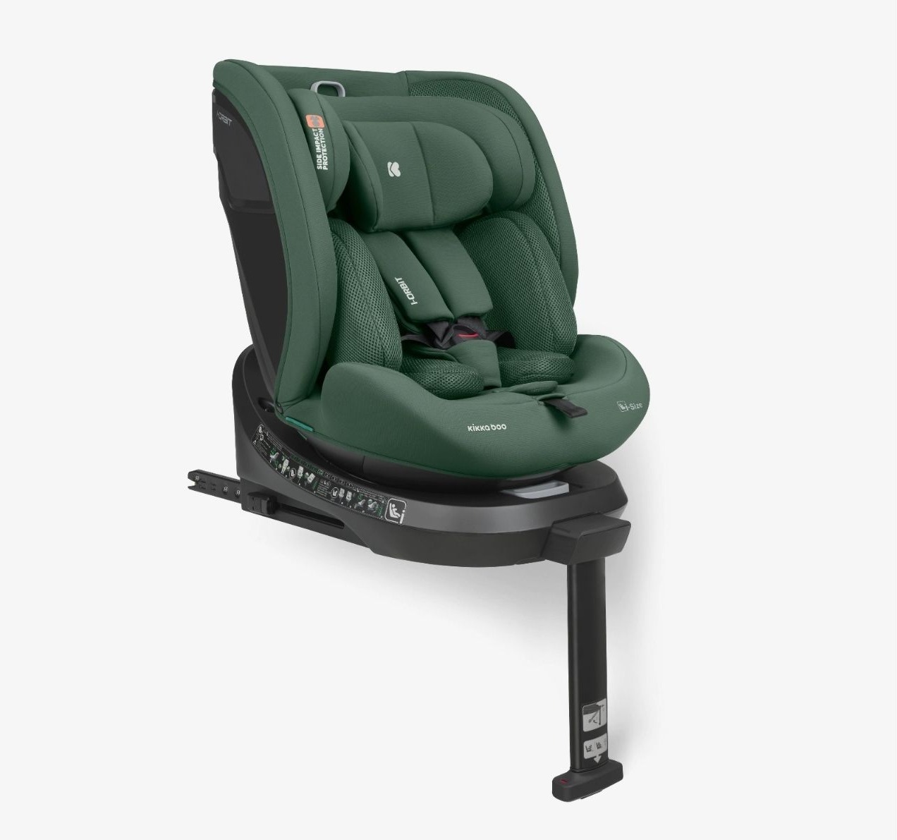 Kikka Boo Orbit Premium i-Size Isofix auto sedište sa potpornom nogom 40-150cm Green