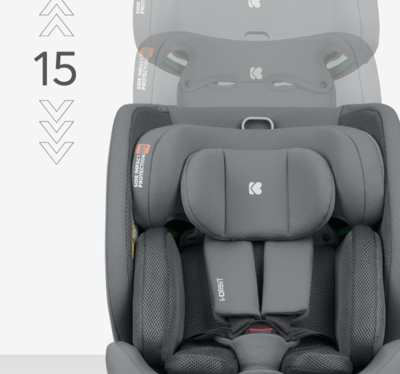 Kikka Boo Orbit Premium i-Size Isofix auto sedište sa potpornom nogom 40-150cm