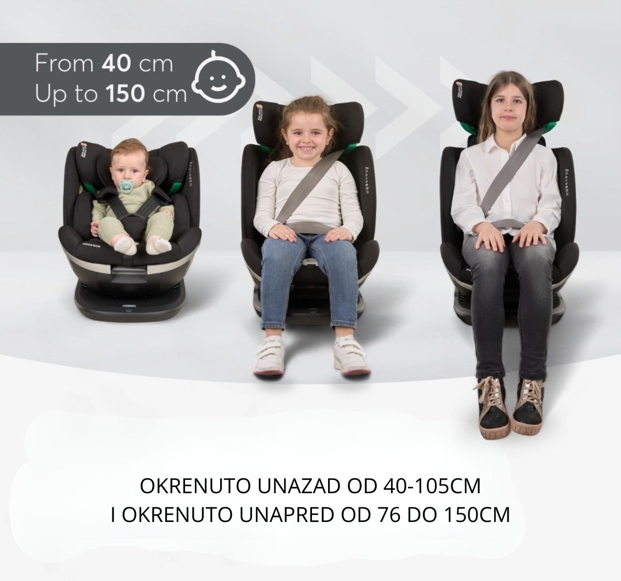 Kikka Boo auto sediste i-Drive i size za decu od 40-150cm jpg7 Happy kids