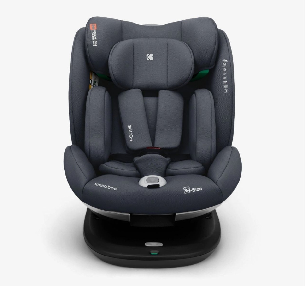 Kikka Boo auto sediste za decu i-Drive isofix od 40-150cm tamno sivo jpg2 Happy kids