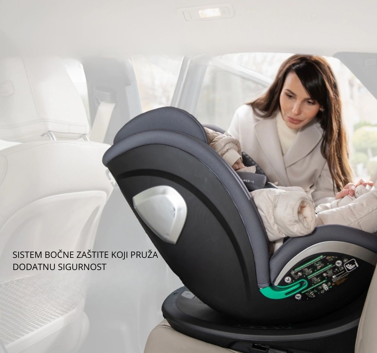 Kikka Boo i-Drive Isofix i-Size auto sedište za bebe 40-150cm