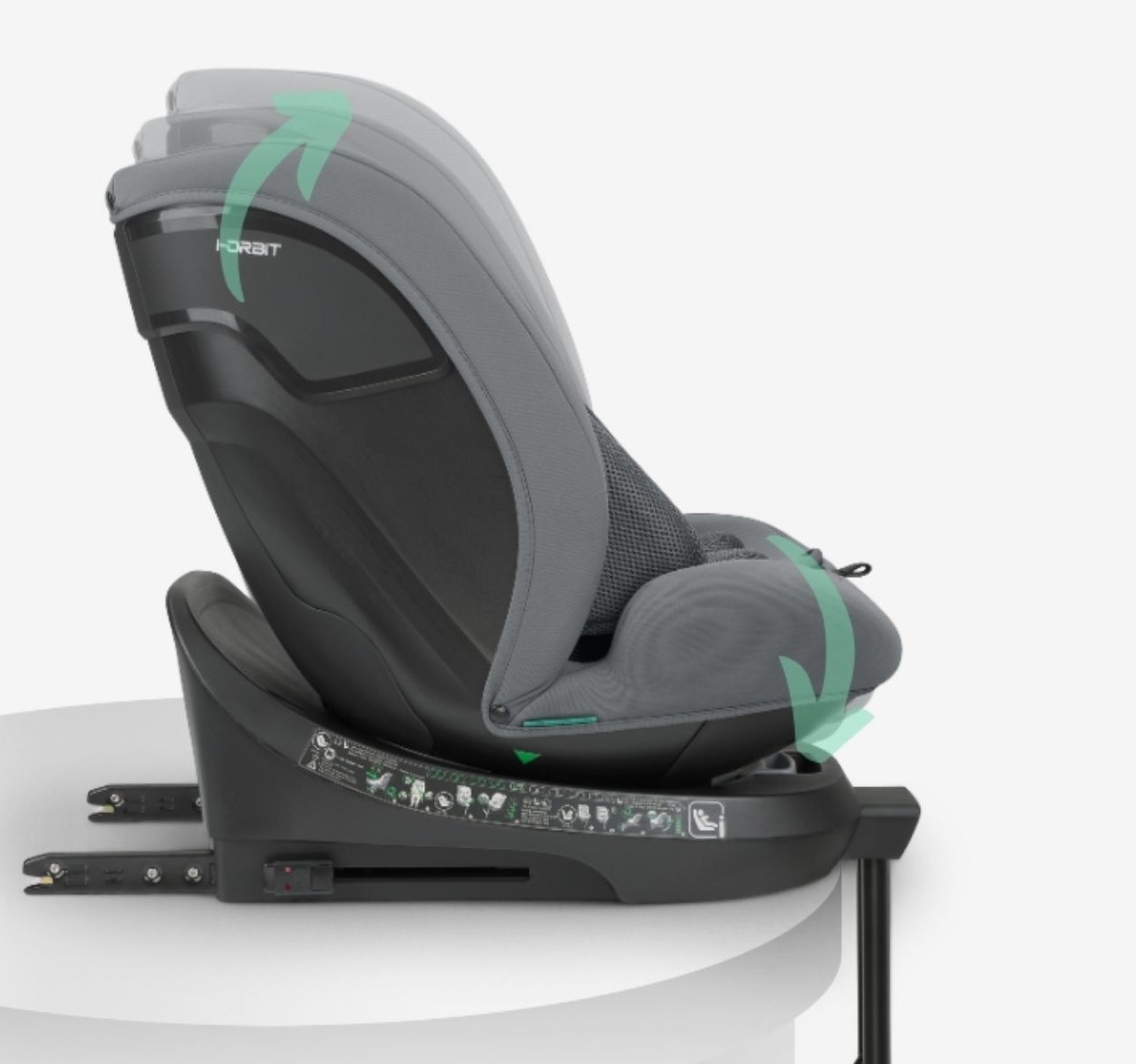 Kikka Boo Orbit Premium i-Size Isofix auto sedište sa potpornom nogom 40-150cm