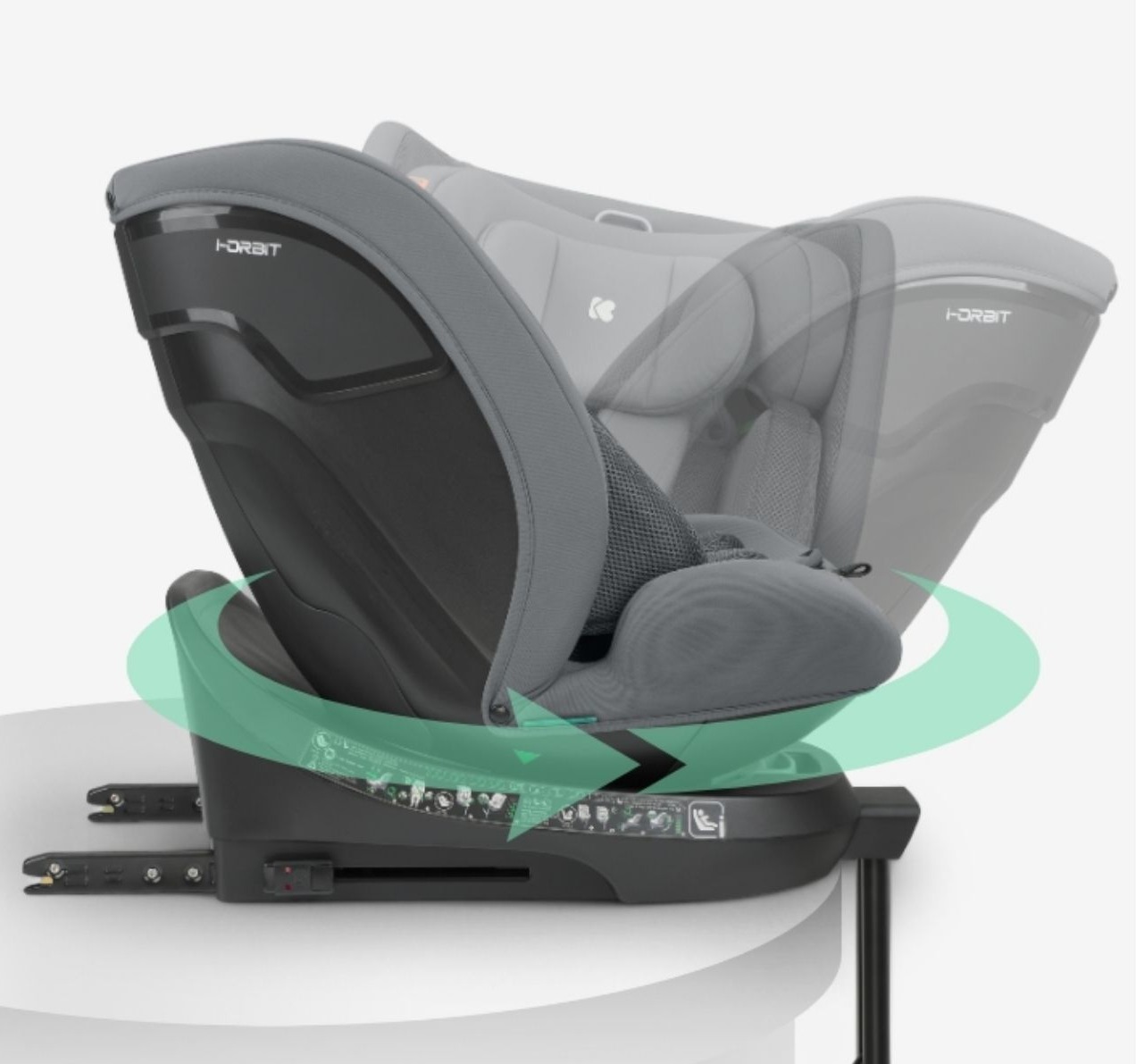 Kikka Boo Orbit Premium i-Size Isofix auto sedište sa potpornom nogom 40-150cm