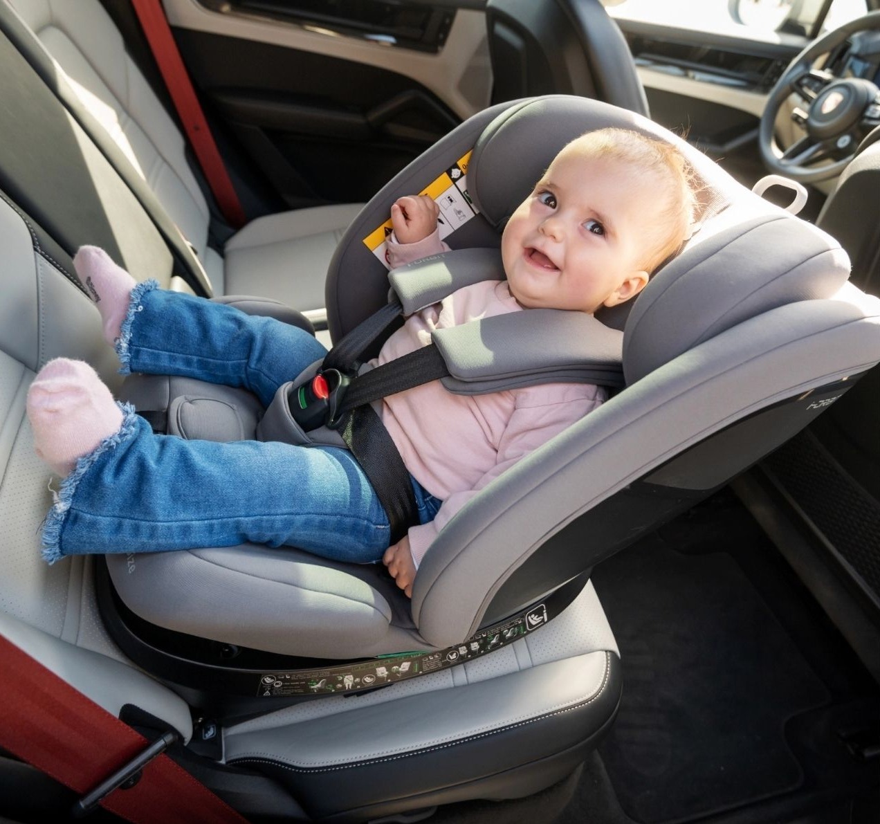 Kikka Boo Orbit Premium i-Size Isofix auto sedište sa potpornom nogom 40-150cm