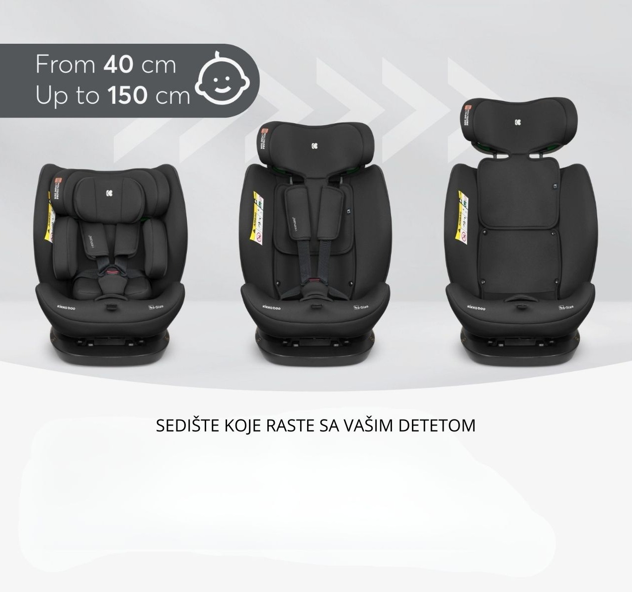 Kikka Boo I-Explore 2 Premium auto sediste i size jpg5 Happy kids