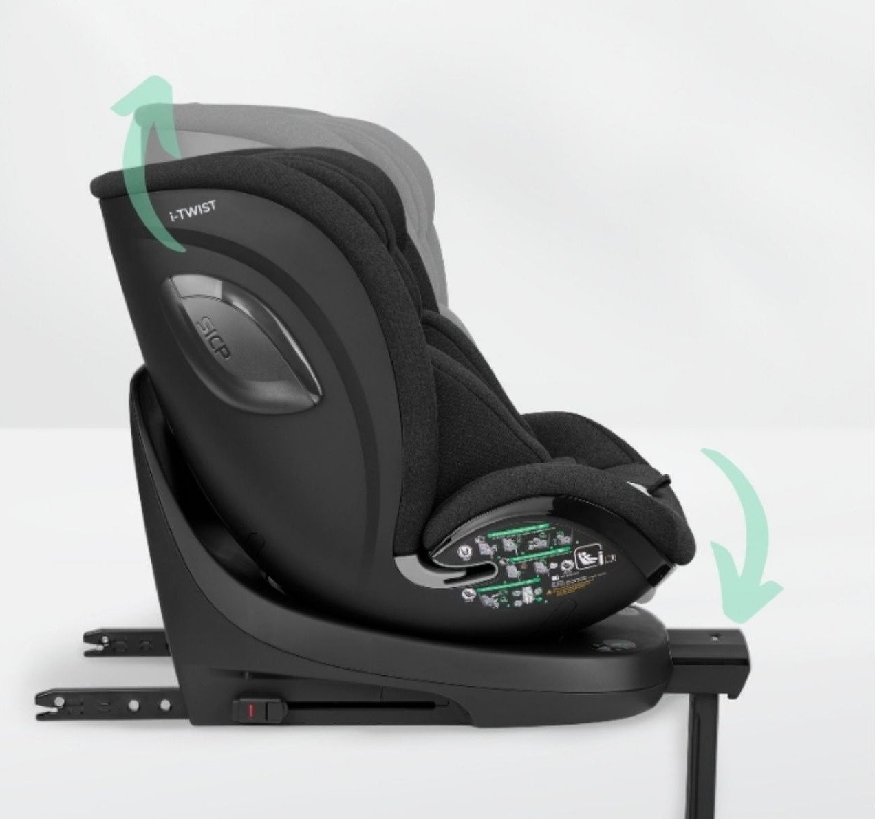 Kikka Boo auto sediste i Twist isofix i size za decu od 40 do 150 cm Happy kids