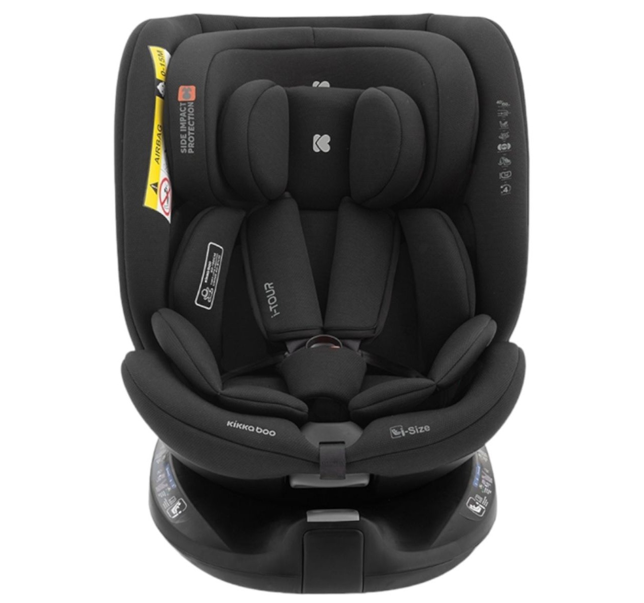Kikka Boo auto sediste I-Tour za decu od 40 do 150 cm crno Happy kids