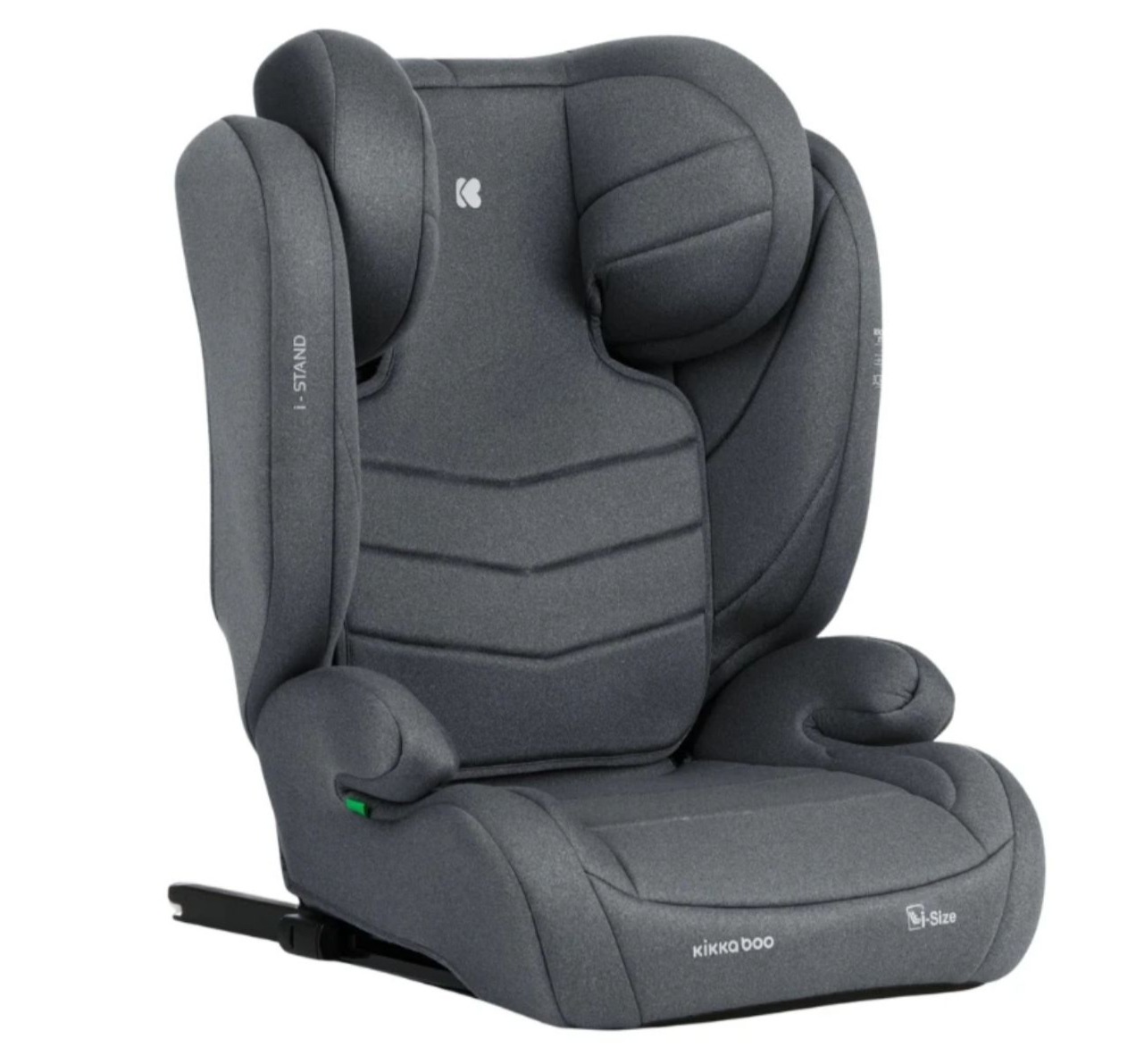 Kikka Boo i-Stand i-Size Isofix auto sedište za decu 100-150cm Dark grey