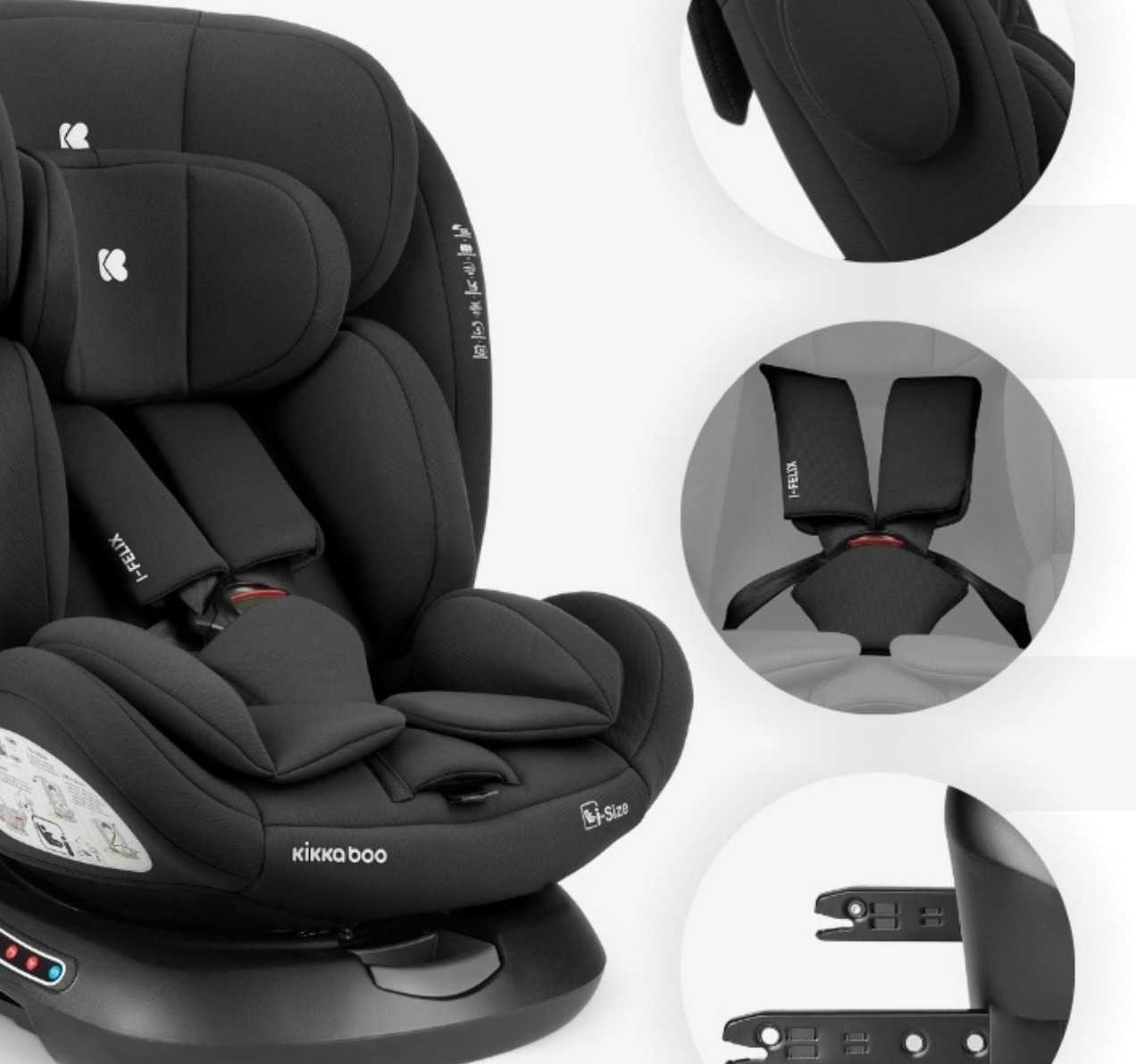 Kikka Boo auto sediste I-Felix sa isofixom