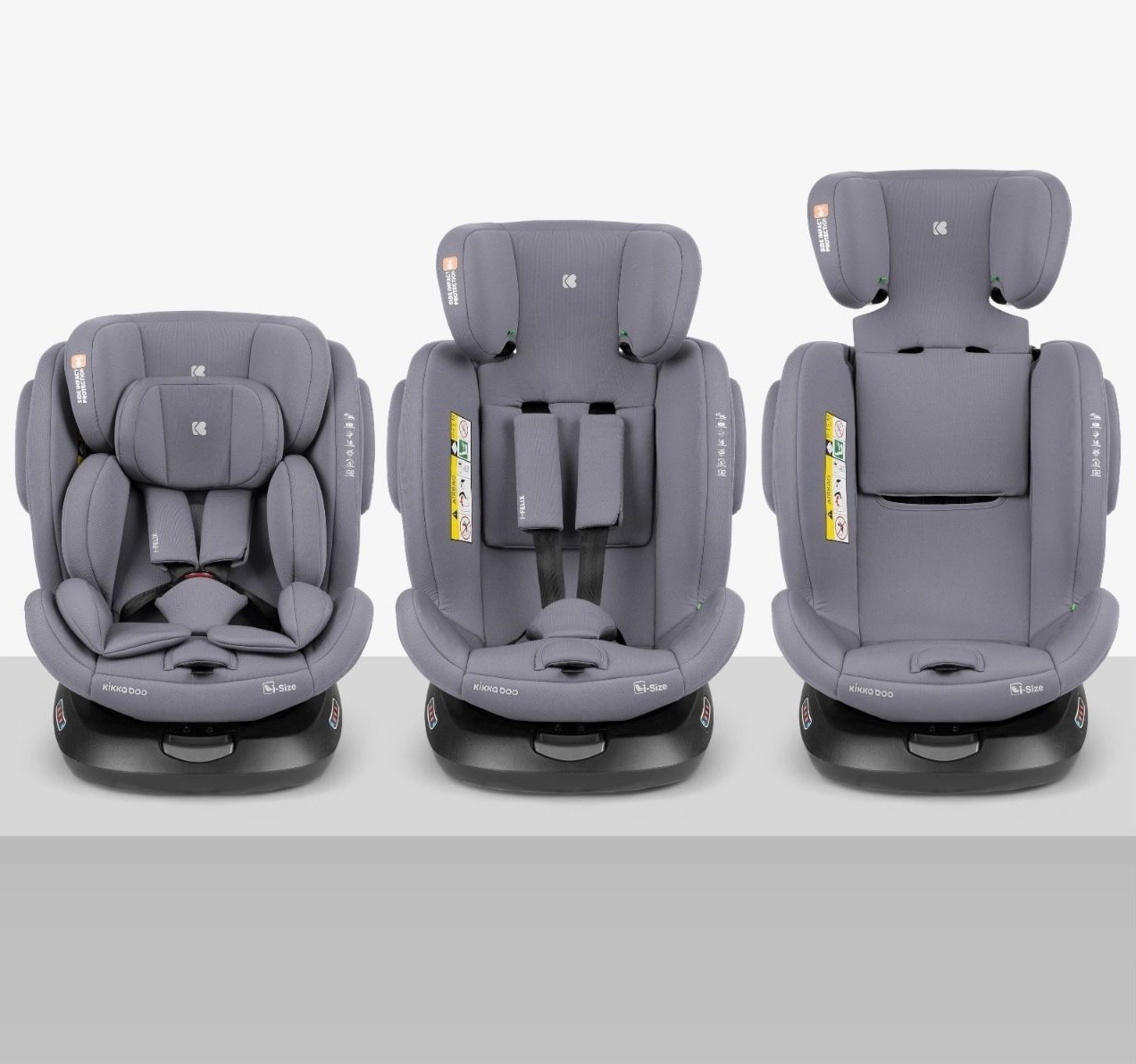 auto sediste za bebe i size isofix Felix sivo