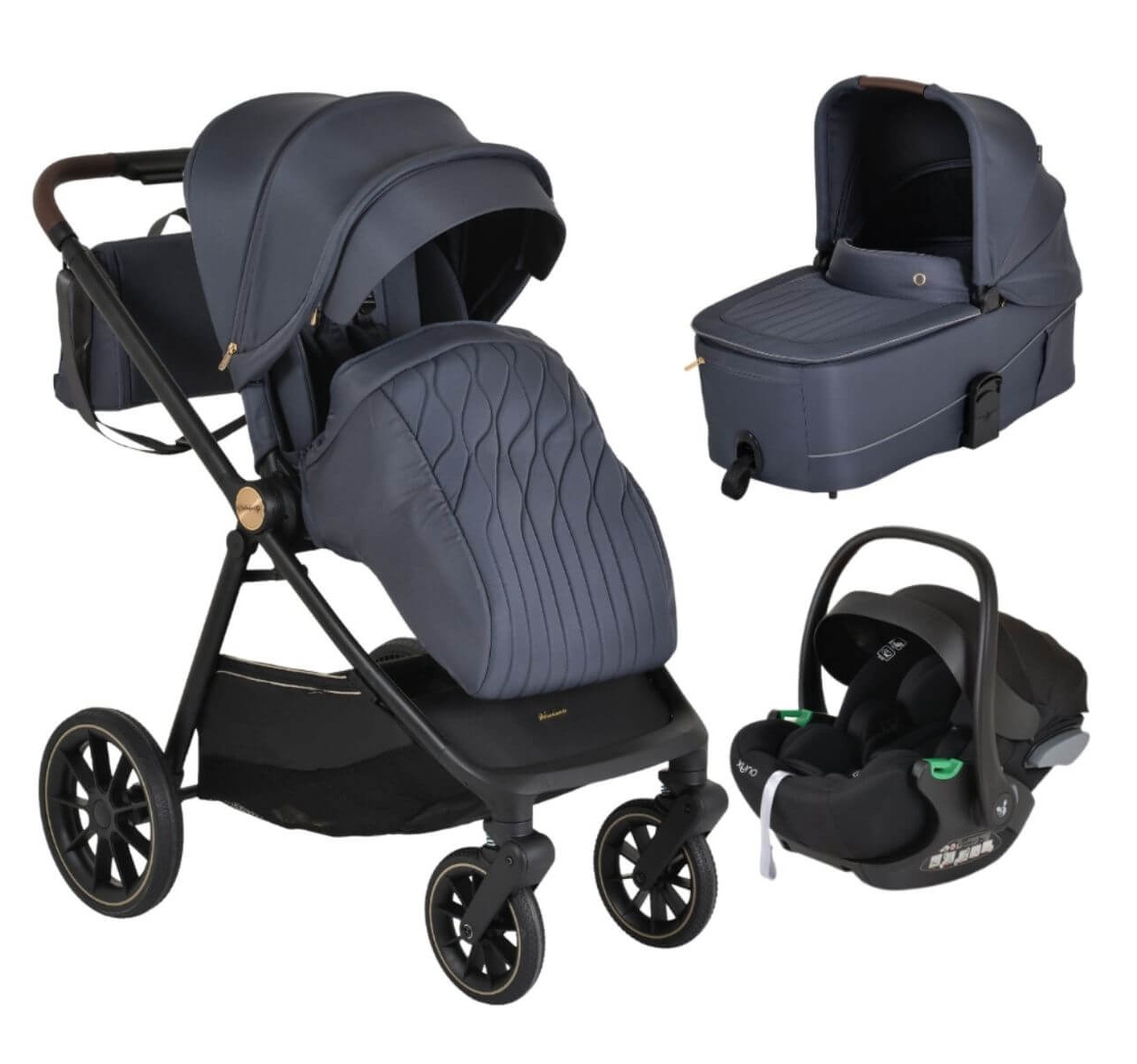 Cangaroo kolica za bebe Celebrity 3u1 Craystone Happy kids