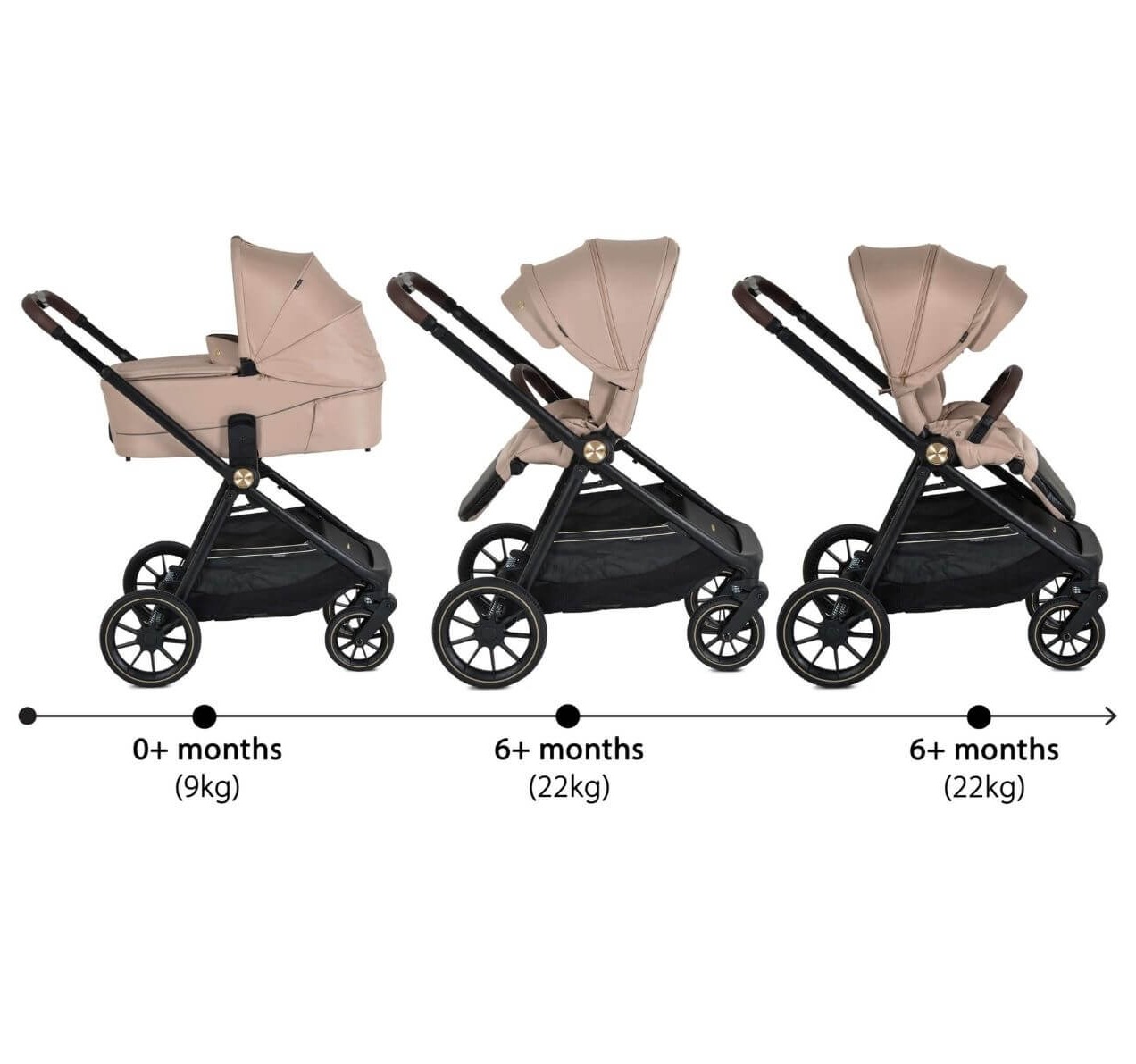 Cangaroo kolica Celebrity 3u1 Happy kids