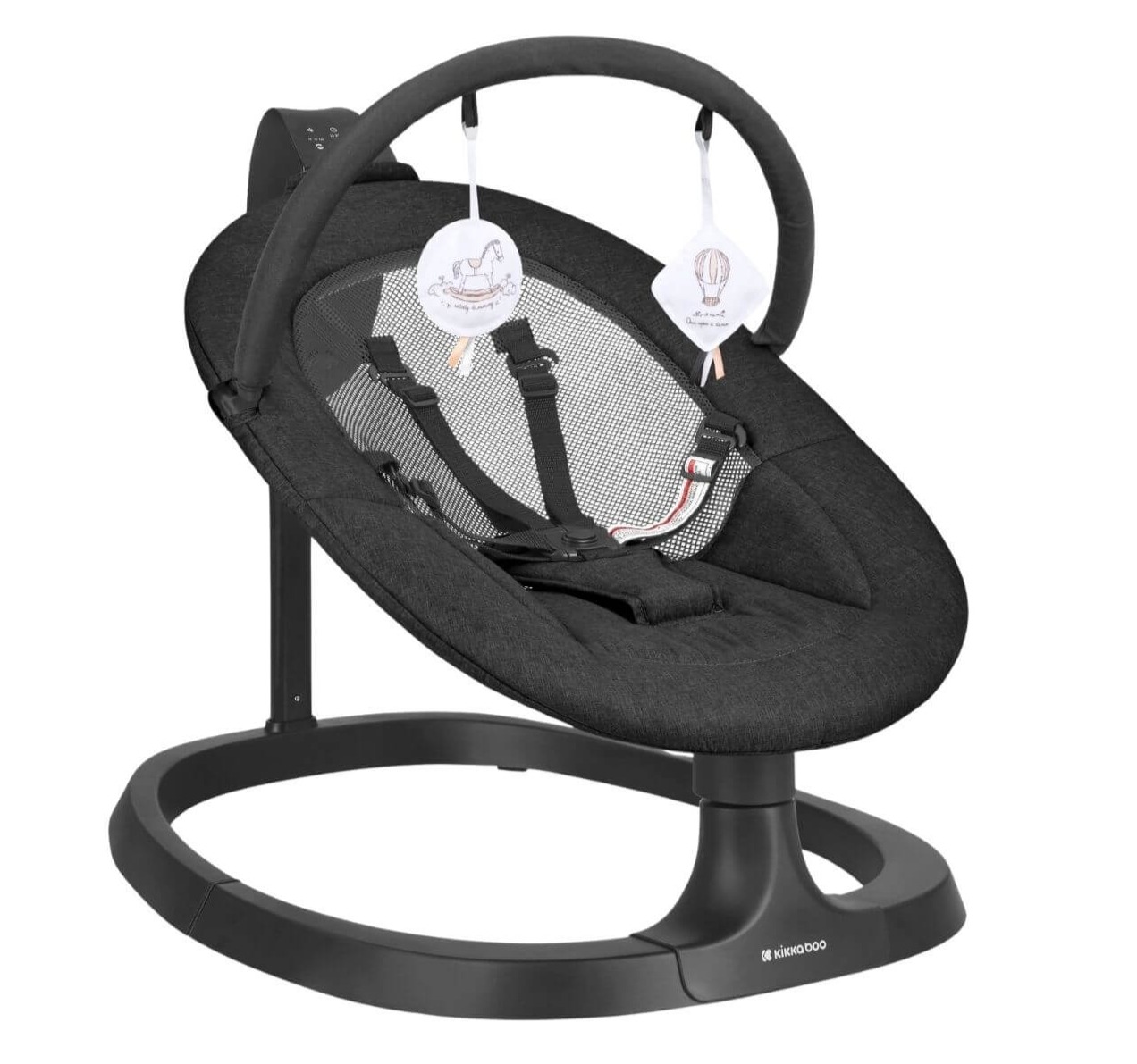 Kikka Boo Zazu električna ljuljaška za bebe Black