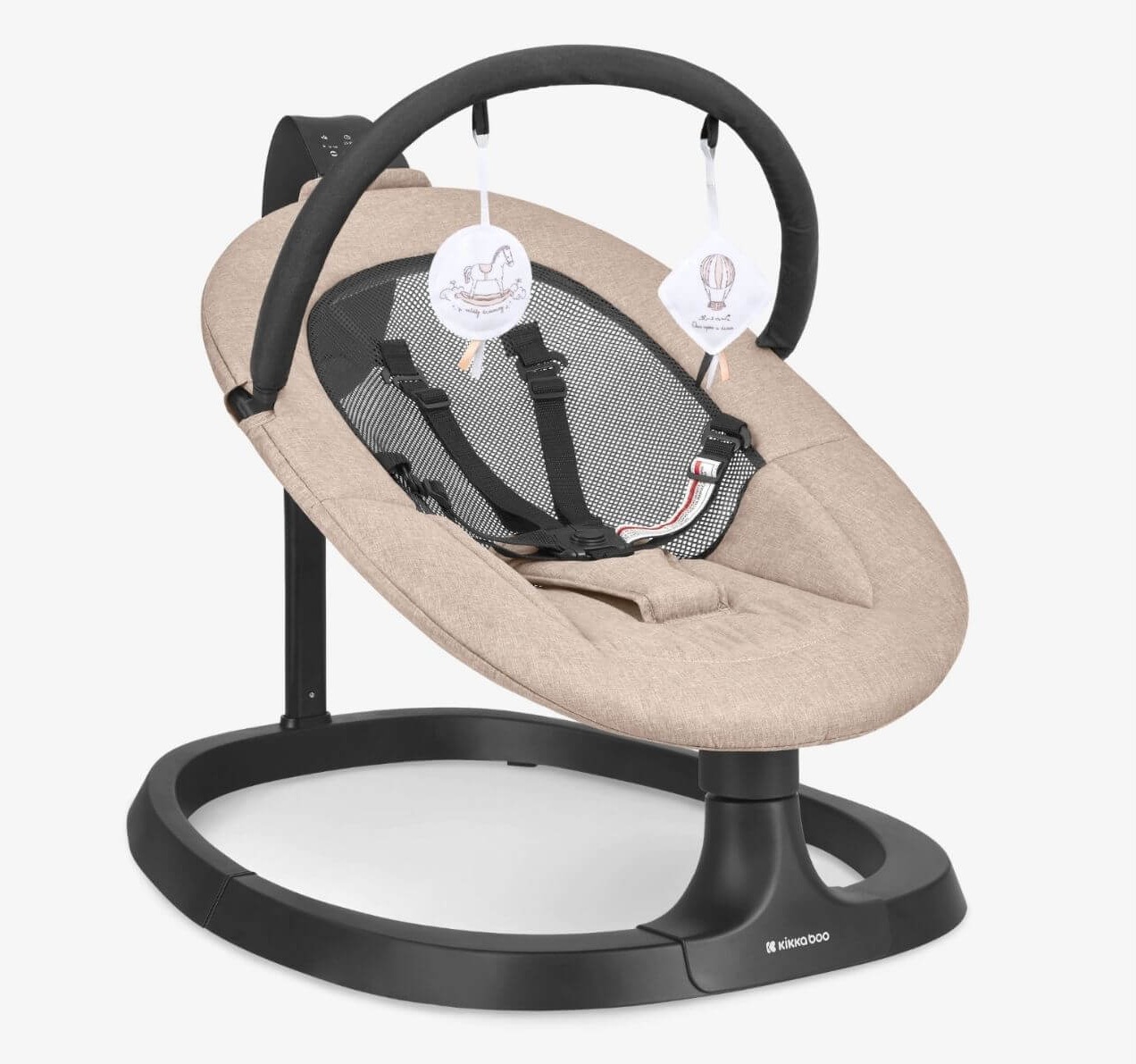 Kikka Boo Zazu elektrišna ljuljaška za bebe Beige