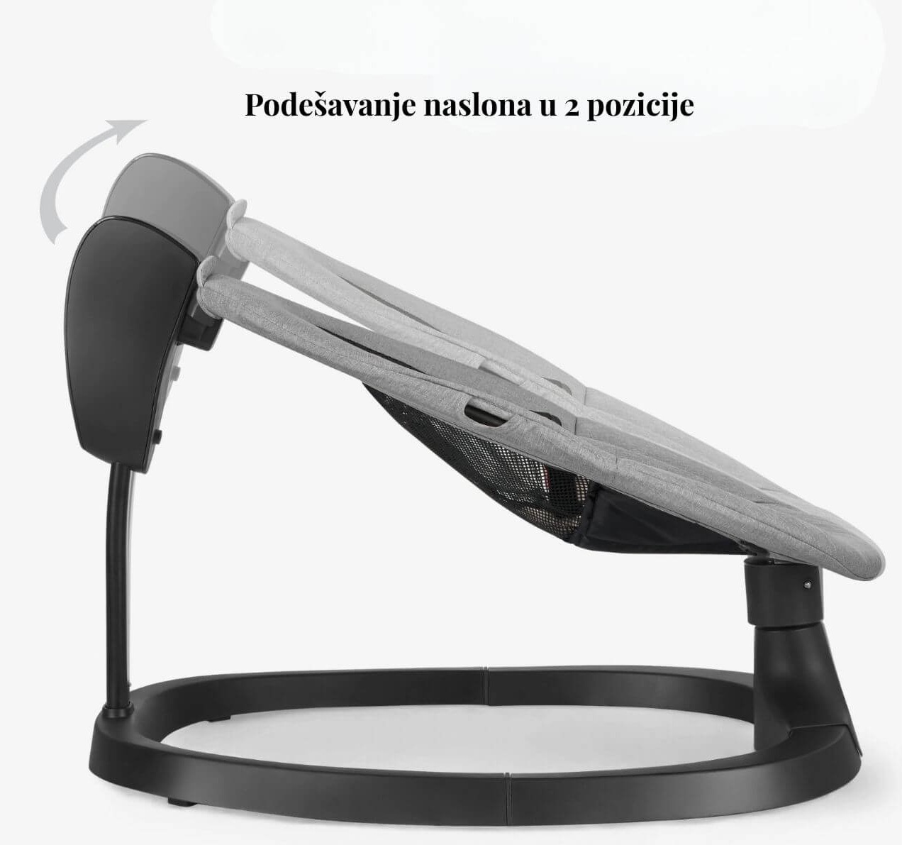 Kikka Boo elektricna ljuljaska sa 2 polozaja naslona u sivoj boji jpg5