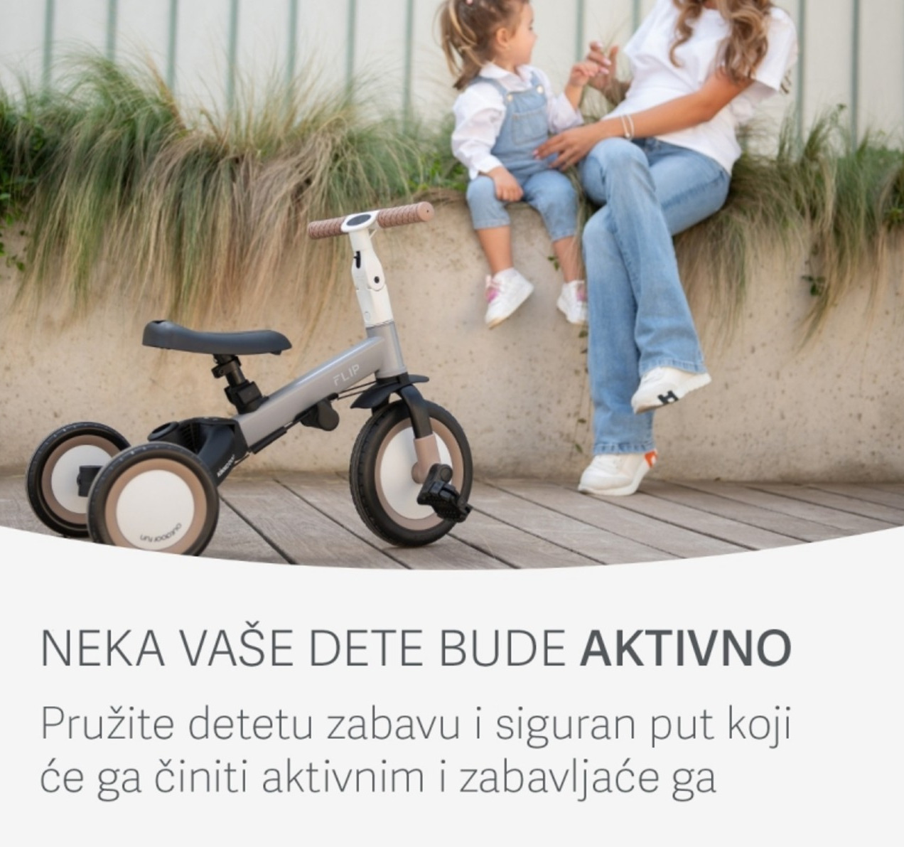 Kikka Boo Flip tricikl za decu 5u1