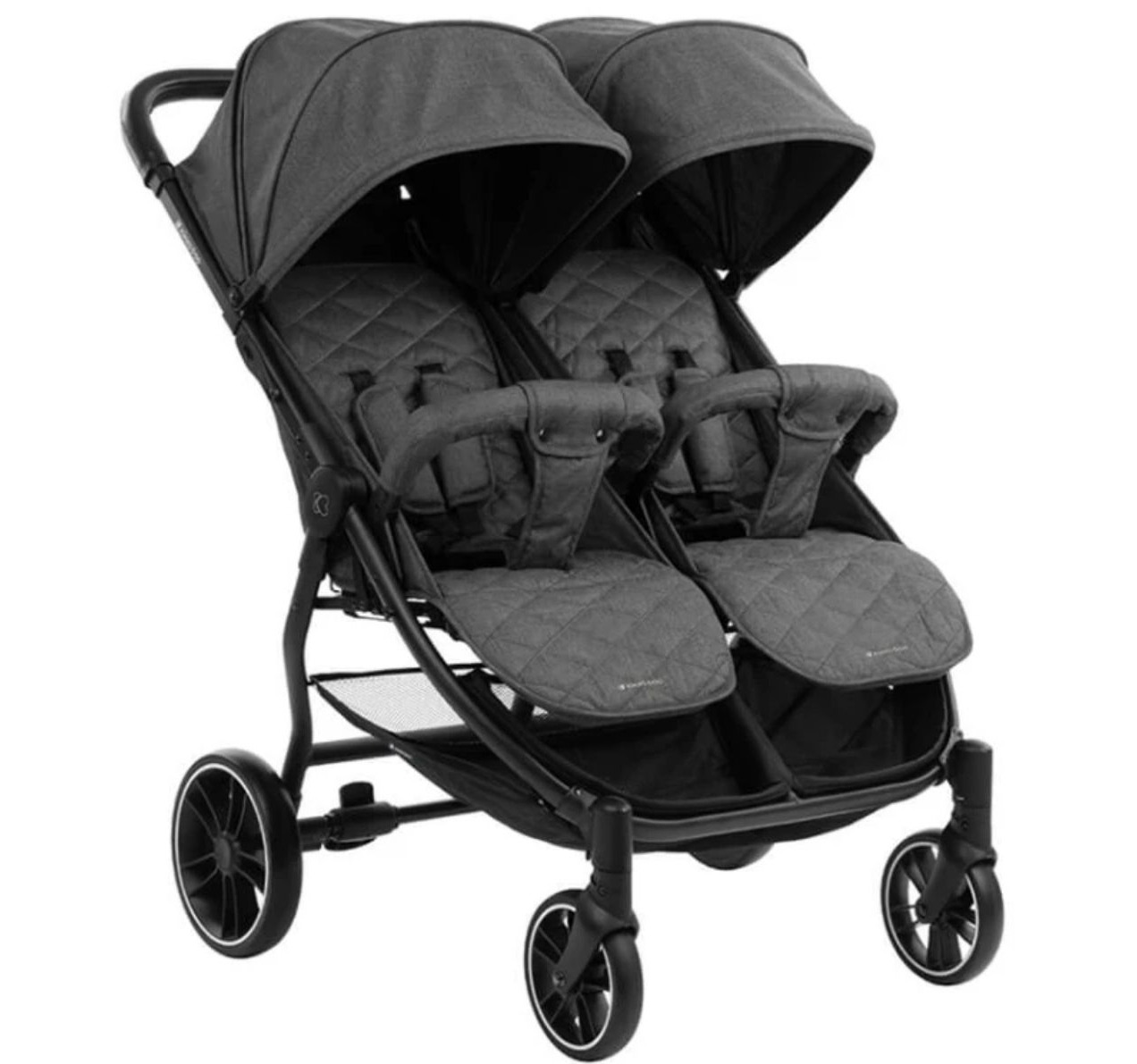 Kikka Boo Happy 2 kolica za blizance 0m+ Dark grey