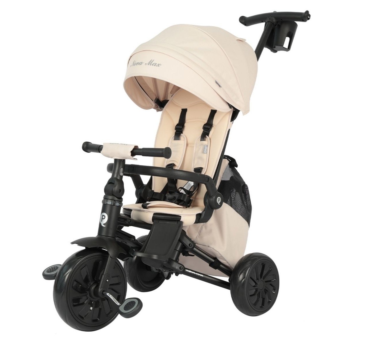 QPlay Nova Max tricikl za decu do 25kg Beige