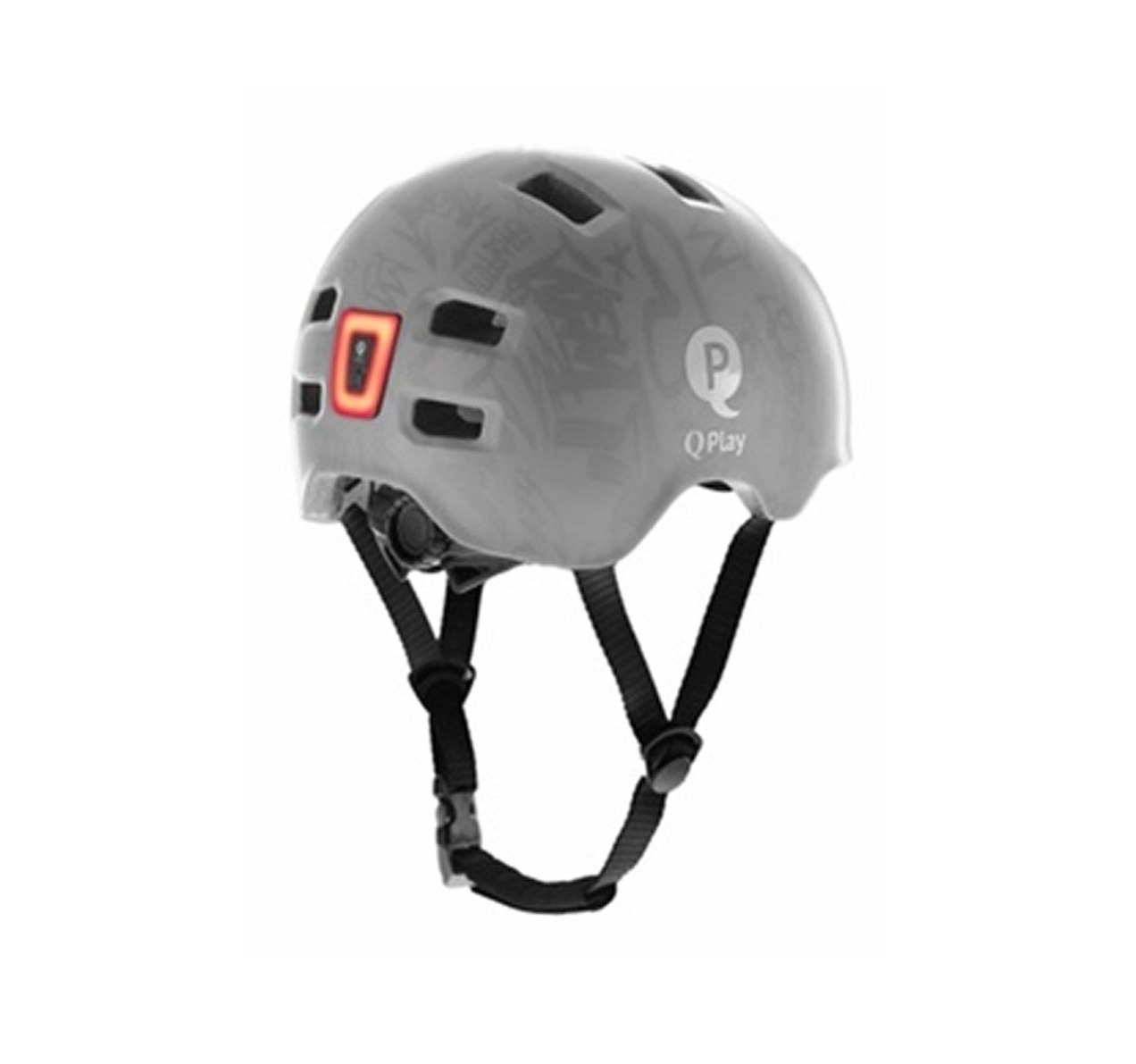 QPlay Helmet S dečija kaciga GT-Air 48-53cm Dark grey