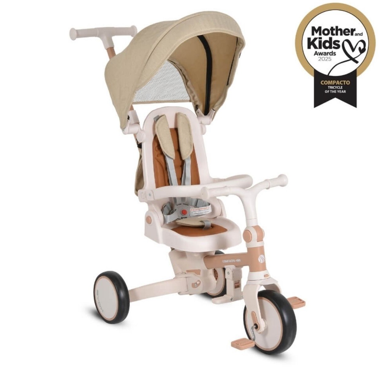 Byox Compacto tricikl za decu 4u1 Beige
