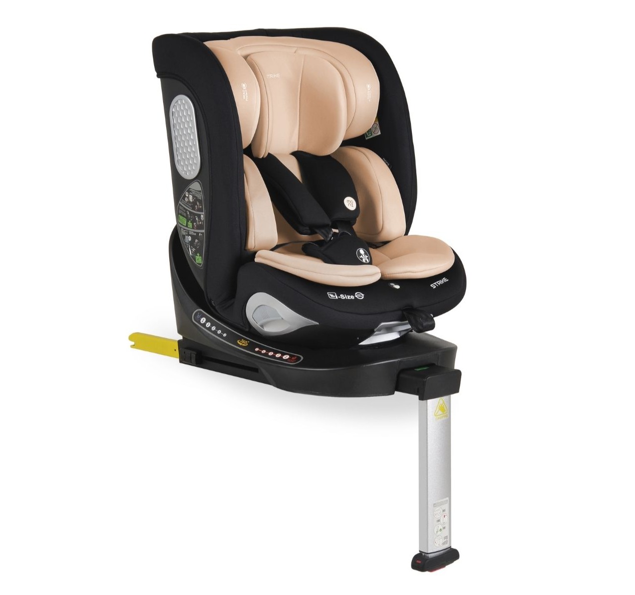 Moni Strike auto sediste za decu od 40 do 150cm Sand Beige jpg1 Happy kids