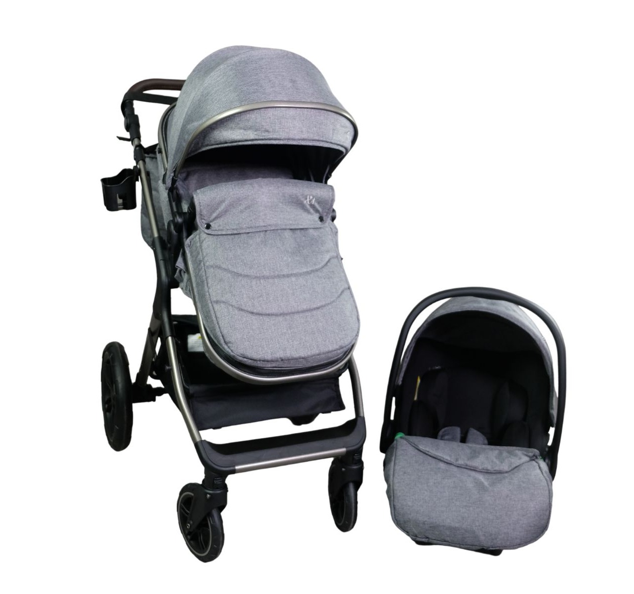 Only X1 kolica za bebe 3u1 sa I-size auto sedištem Grey&Grey