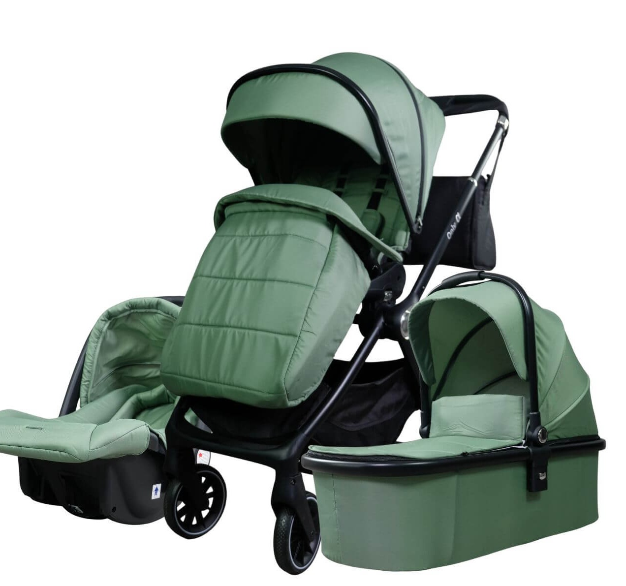 Only Alfa Premium kolica 3u1 zelena do 22kg jpg 1 Happy kids