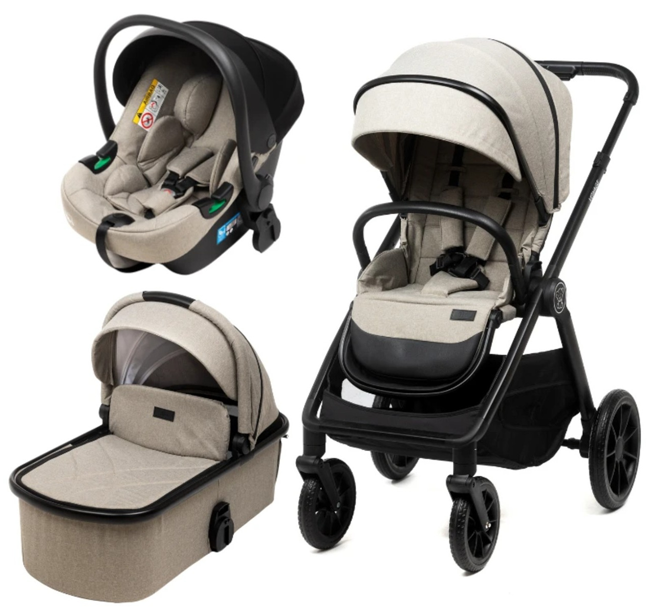 BBO Voyage kolica za bebe 3u1 Mud Melange