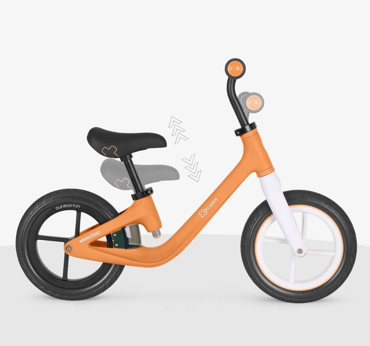Kikka Boo Xplorer balans bike oranz boja-Happy kids