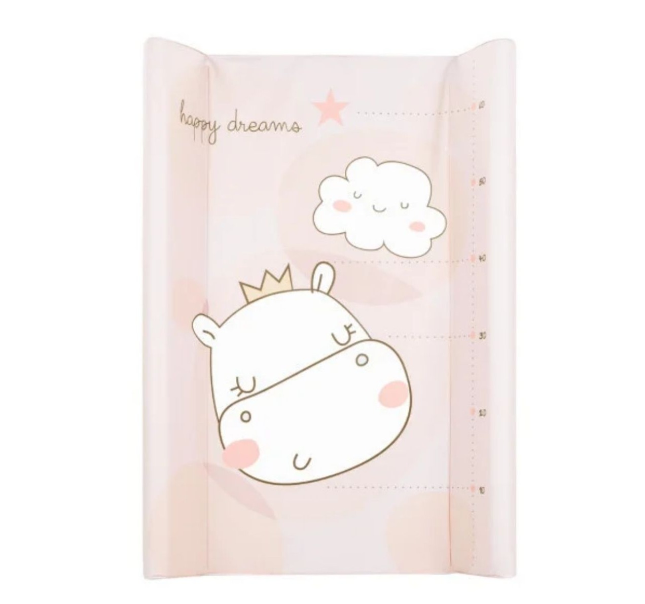 Kikka Boo meka podloga za povijenje 80x50cm Hippo Dreams