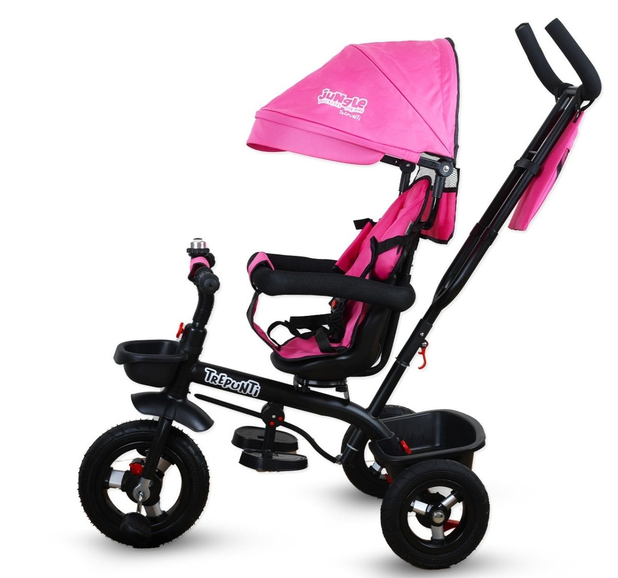 Jungle Trepnuti tricikl za decu do 25kg Pink