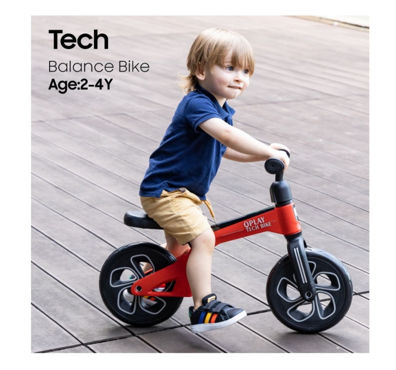 Qplay balanser Tech od 2-6 god-Happy kids