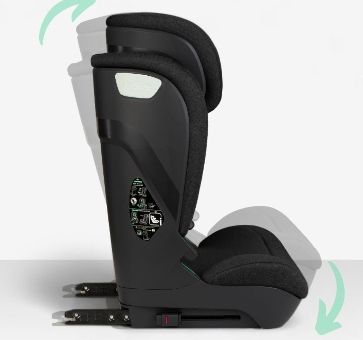 Kikka Boo I Scout auto sediste i size isofix Army Green-Happy kids