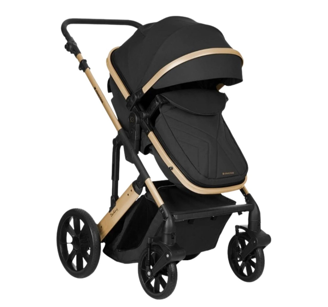 Kikka Boo Darling Premium kolica 2u1 Crna-Happy kids